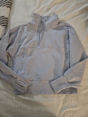 Old Navy Lavender Half-Zip Pullover Sweater